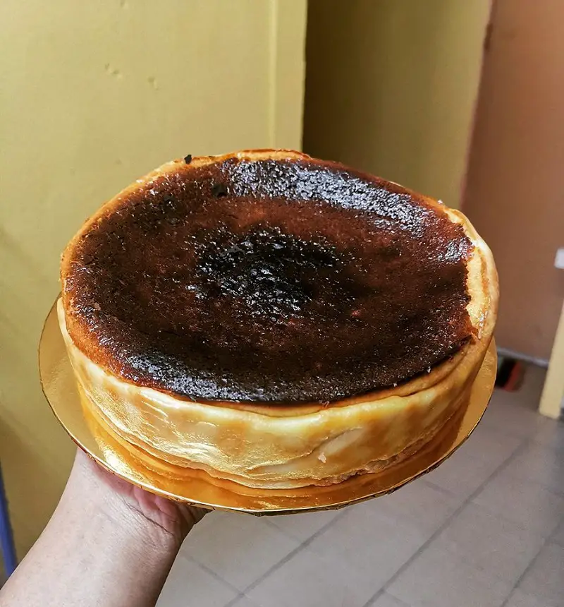 Resepi burnt cheesecake mudah