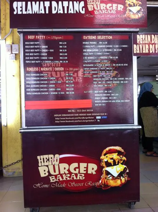 Hero Burger Bakar