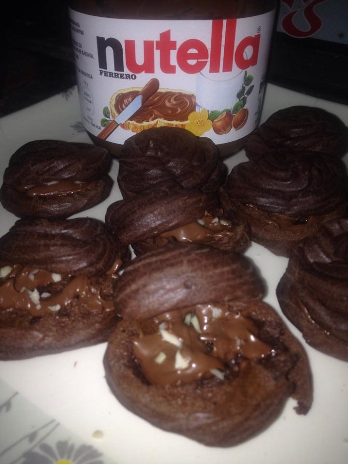 Resepi Cream Puff Coklat Nutella (Si Gebu Yang Bikin 