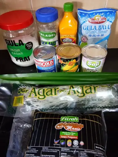 Resepi Puding Jagung Cincau Gerenti Nak Lagi Dan Lagi Saji My