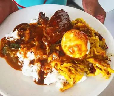 Nasi kandar giling