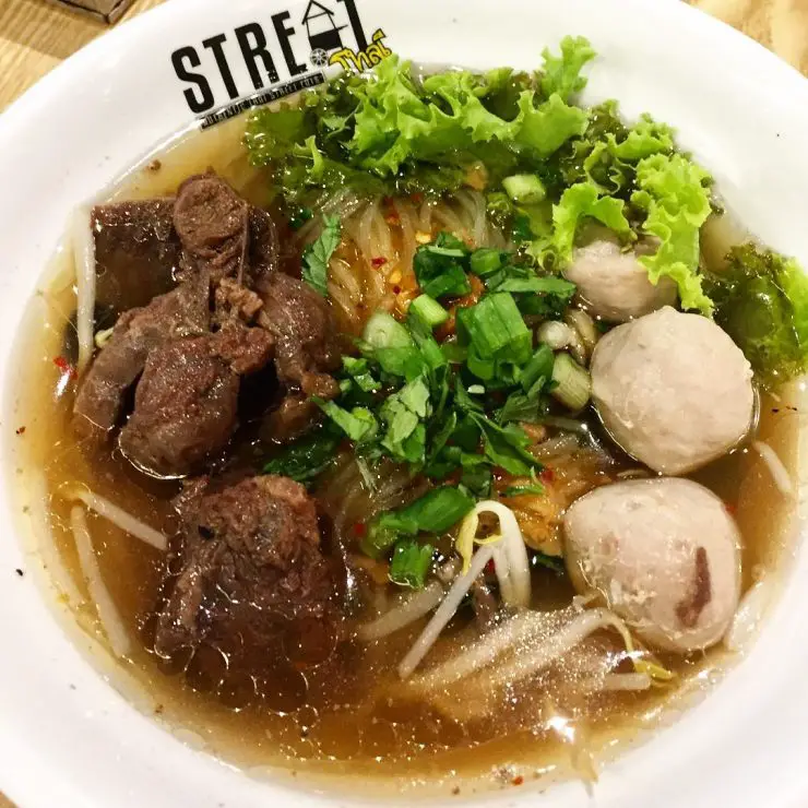 Braised Beef Noodles @ Streat Thai
