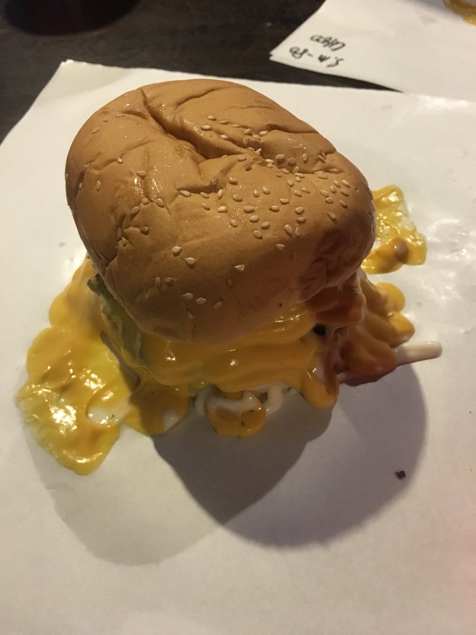 Metallicheeze rockstarz burger @ tempat makan penang