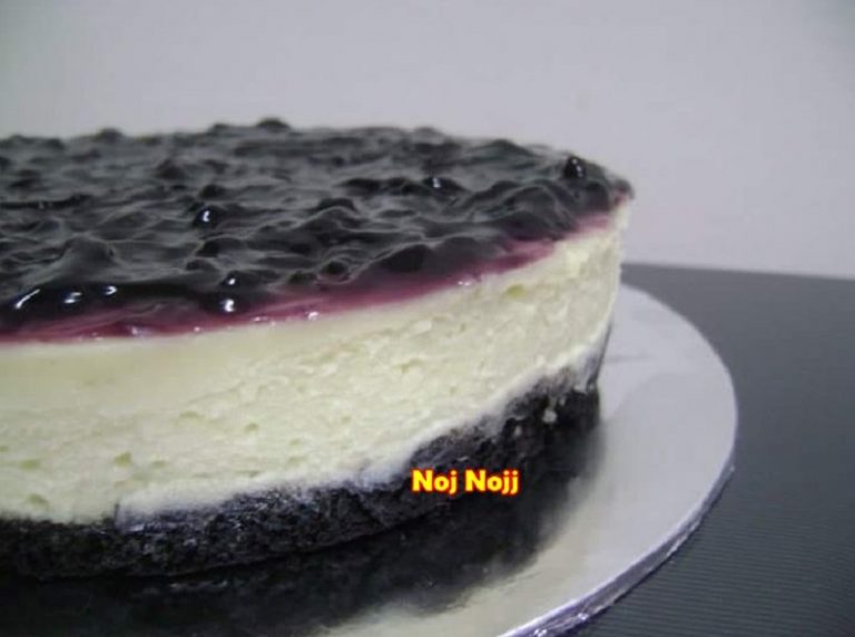 Resepi Oreo Cheesecake Blueberry Topping (Manis Berlemak!)  Saji.my