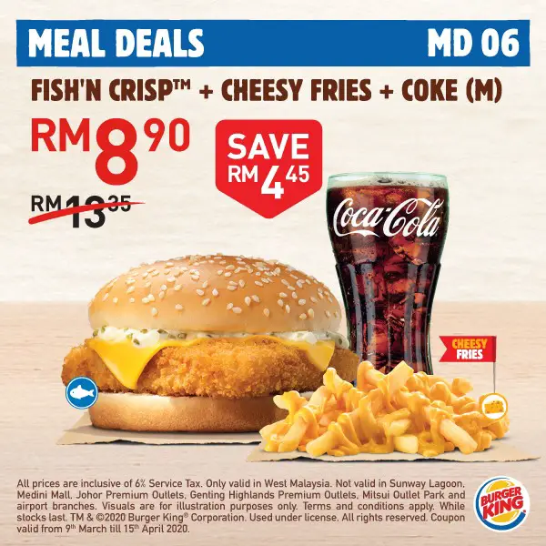 Promosi Burger King : Kupon Digital Berbaloi (Mac April ...