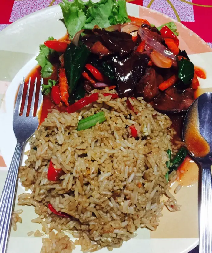 Nasi Goreng Daging Merah @ Restoran Wallaya & Western