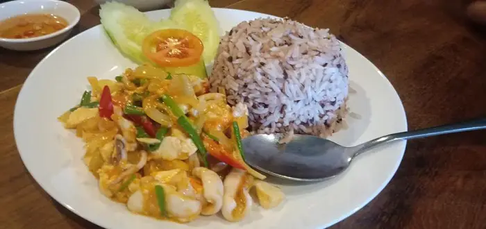 Nasi Seafood @ Doi Chaang Cafe