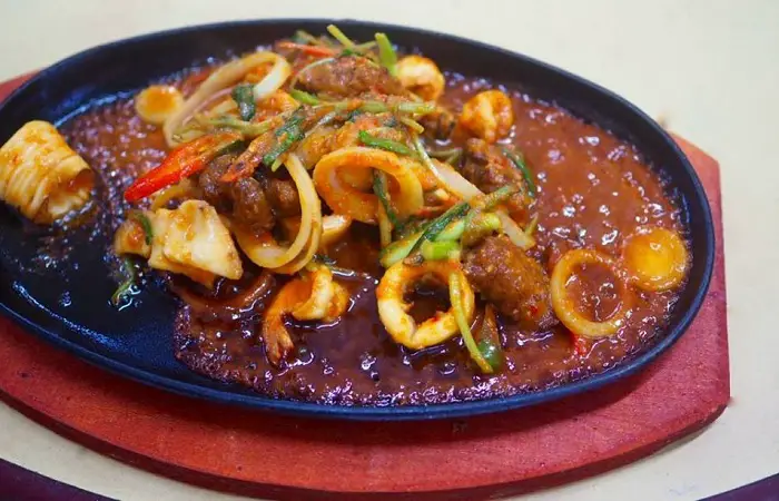 Seafood Hot Pan @ Thai-Malay Restaurant