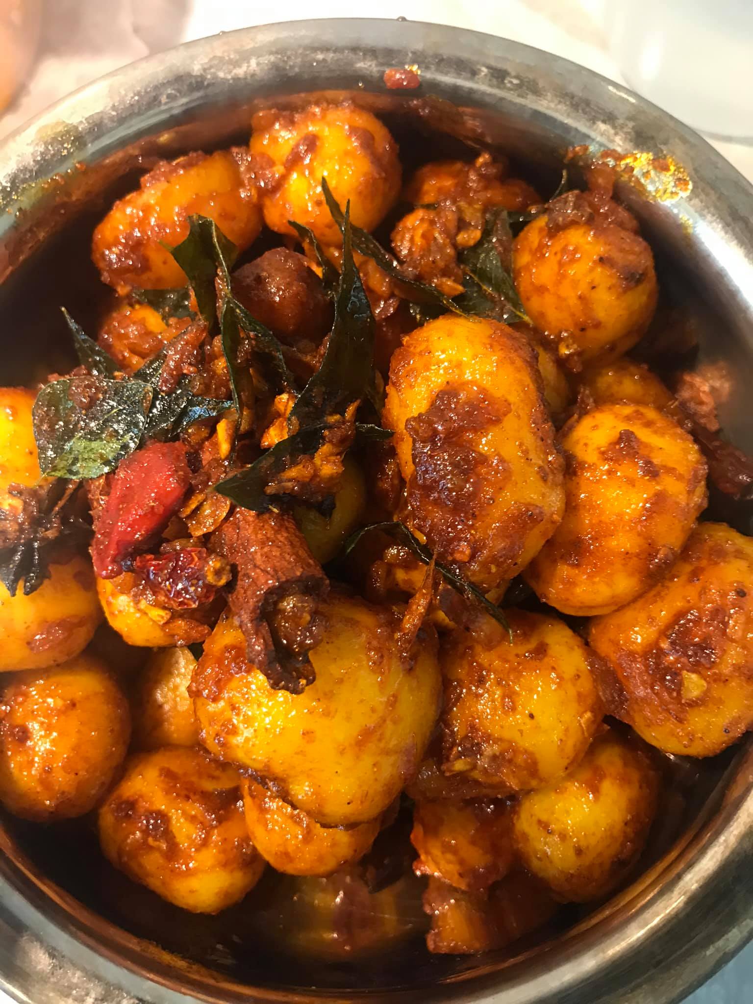 kentang varuval resepi masakan india
