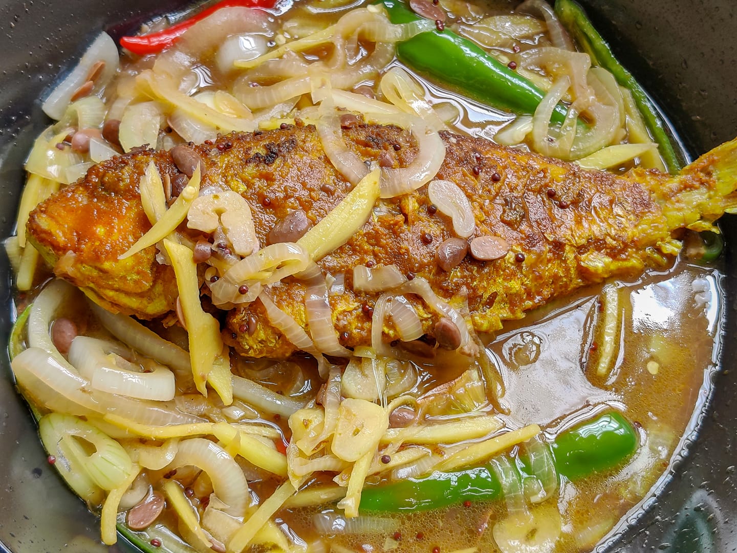 resepi ikan merah masak taucu