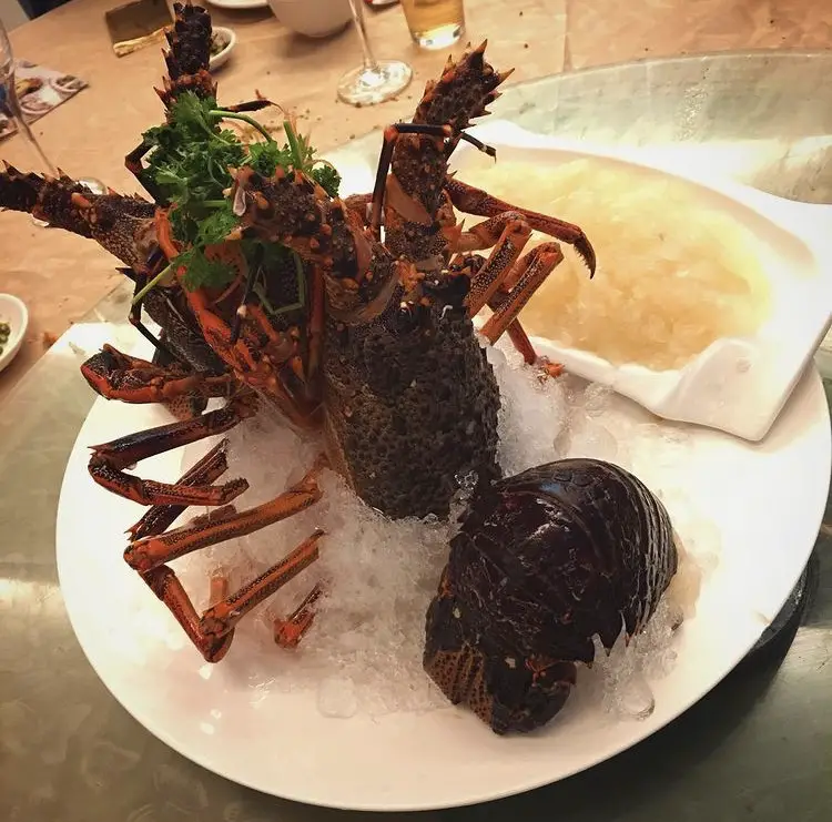 tempat makan lobster  lembah klang - lobster sashimi @ unique seafood 23