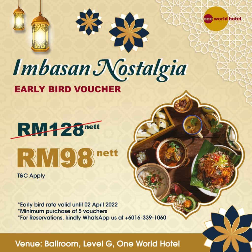 One World Hotel  buffet ramadhan shah alam