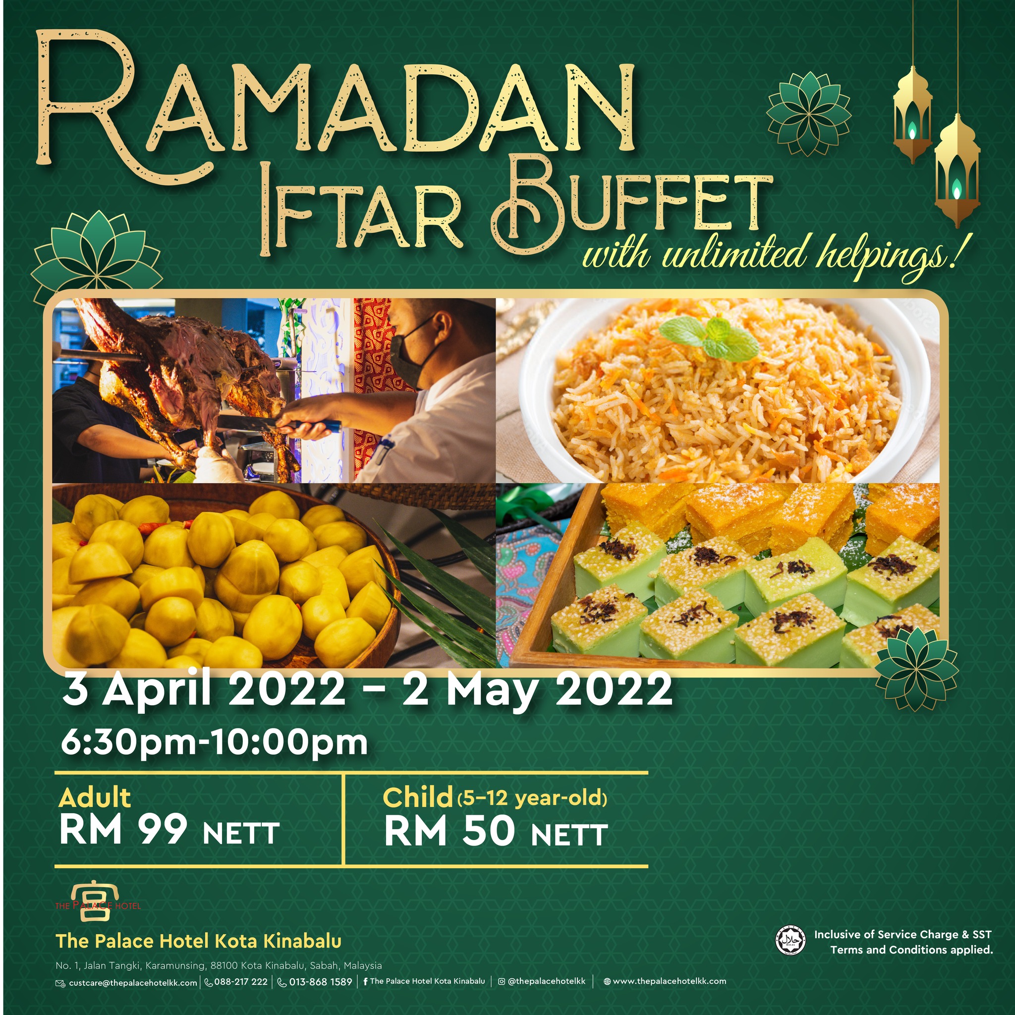 the palace hotel buffet ramadhan sabah