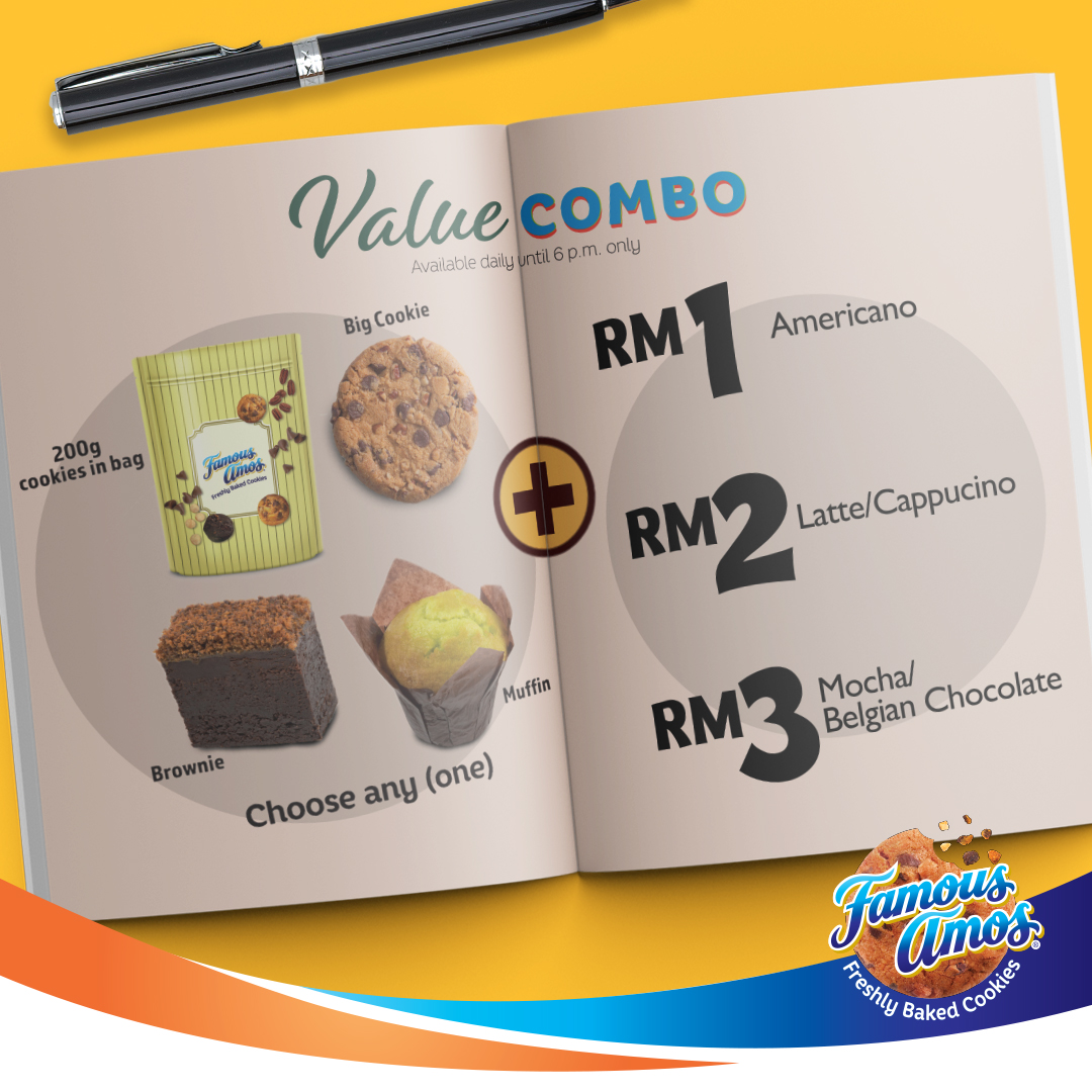 Promosi Famous Amos Okt 2022: Dapatkan Value Combo Di Outlet Terpilih ...