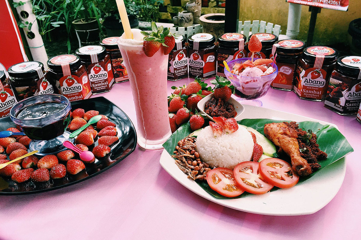 Restoran Abang Strawberry [VIRAL] Cameron Highland Saji.my